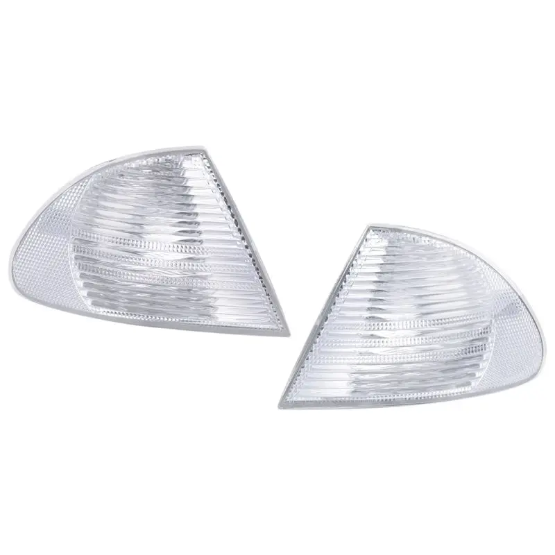 

Pair Park Signal Corner Marker Lights Lamps Lenses For-BMW 3 Series E46 1999-2001 Sedan Wagon 63136902765 63136902766-AD39