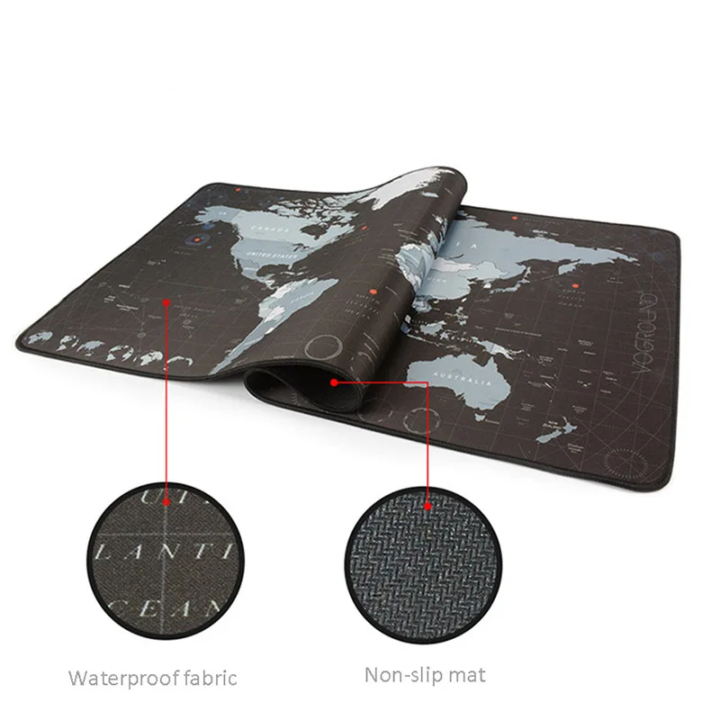  Large Gaming Mouse Pad For Computer Gamer，Laptop Notebook Medium/Small Keyboard Carpet Mouse Mat Non-Slip Rubber Table Rug