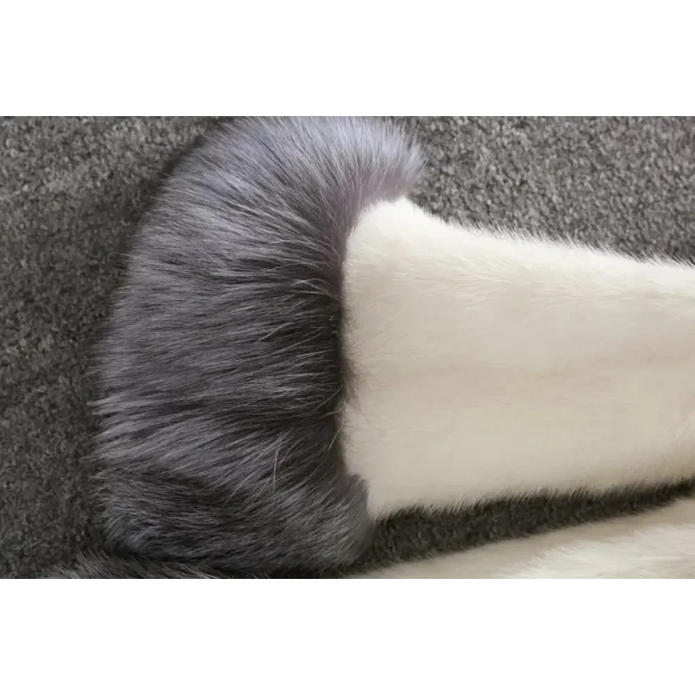 Women Long Warm Luxury Fur Parkas Bontjas Furry Outerwear New Autumn Winter Hooded Loose Faux Fur Jacket Thick Korean Maxi Coat