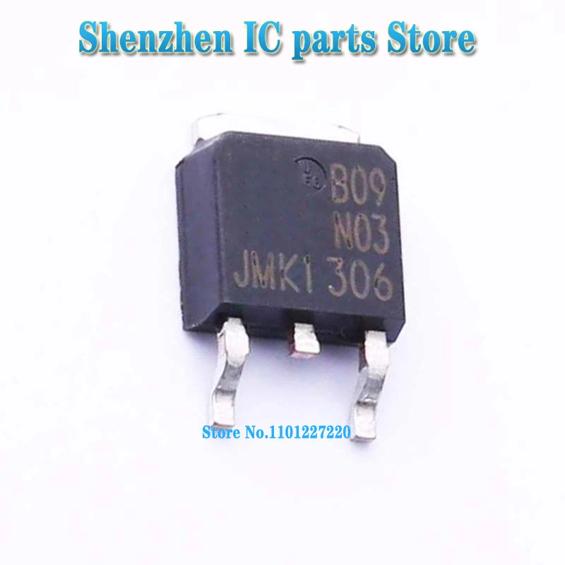 10 peças/lote EMB09N03H B09N03 TO-252 EMB09N03 Em Estoque