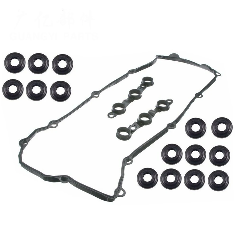 Car Valve Cover Gasket Set Rubber 1112 9070 532 VS50601R 11121726537 For BMW 323i 323is 328i 328iS 528i Z3 Auto Accessories