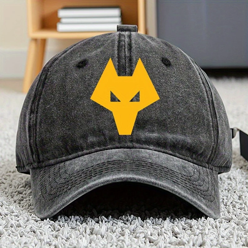 Vintage Wolves - قبعة بيسبول Wolverhampton Soccer العصرية للرجال والنساء متوافقة مع الصيد والسفر في الهواء الطلق