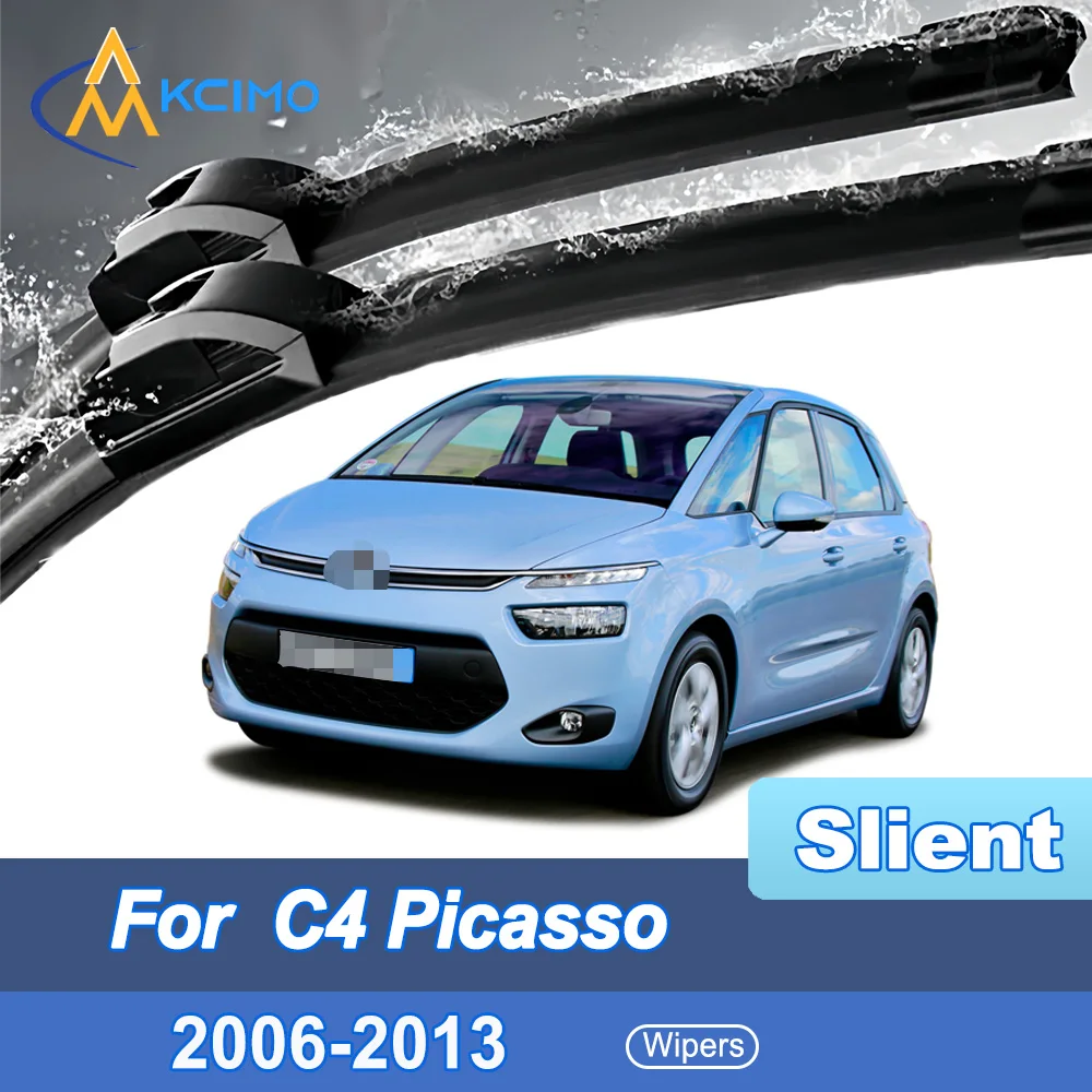 

Quiet Beam Wiper Blades 2pcs Windscreen Window Car Accessories For Citroen C4 Picasso 2006-2013 Citroen Grand C4 Picasso