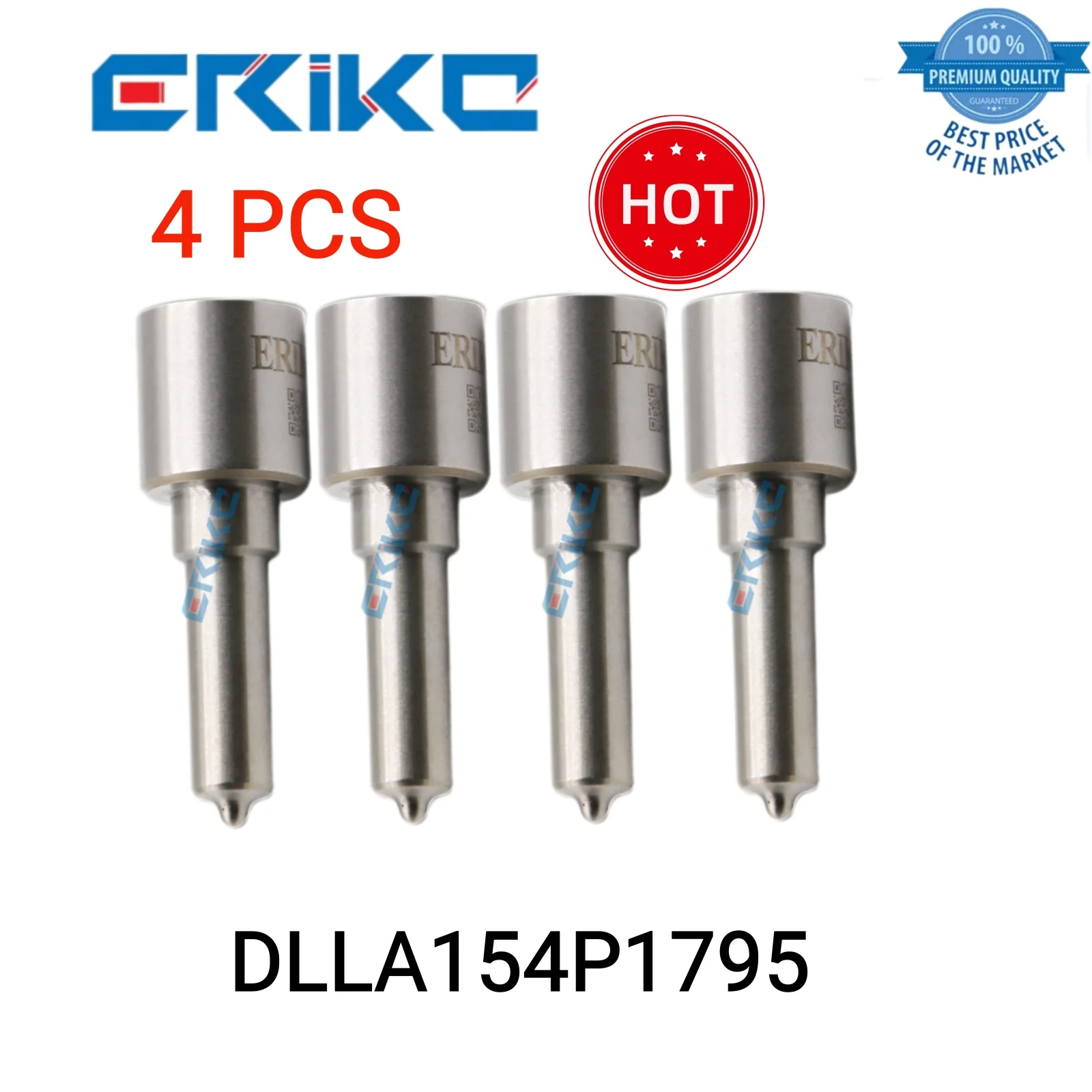 4 PCS DLLA154P1795 Fire Jet Spray Nozzle DLLA 154 P 1795 Nozzles Injection DLLA 154P1795 Original Common Rail Nozzle