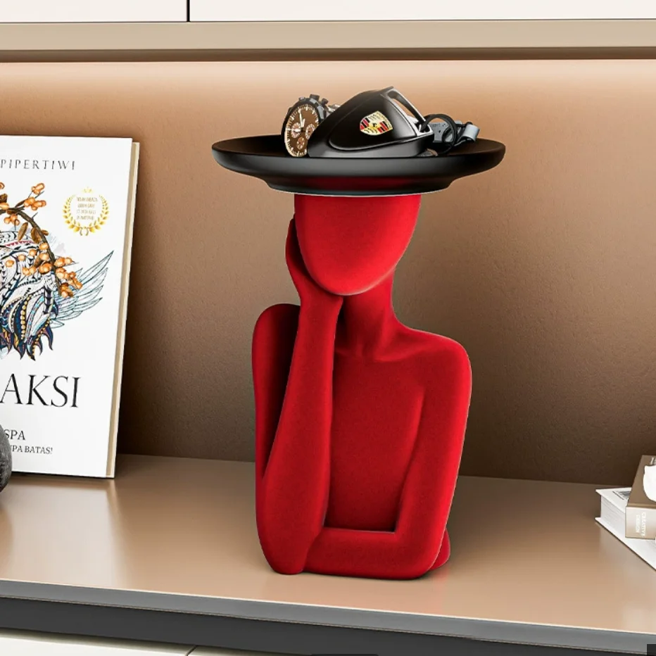 

Modern minimalist entryway key storage decoration, high-end living room TV cabinet decoration, housewarming gift