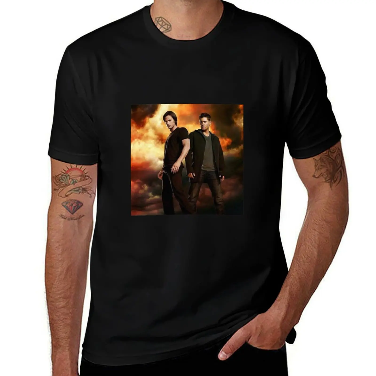 

brothers winchesters T-Shirt sports fans luxury clothing labubu anime tshirt Funny t-shirt T-shirt men