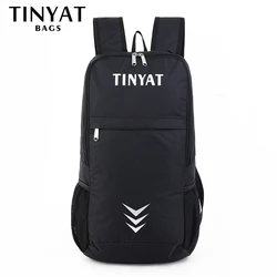 TINYAT 21L Lightweight Gym Backpack for Men, Large Capacity Folding Sports Bag, Versatile Male Backpack for Travel and Outdoor