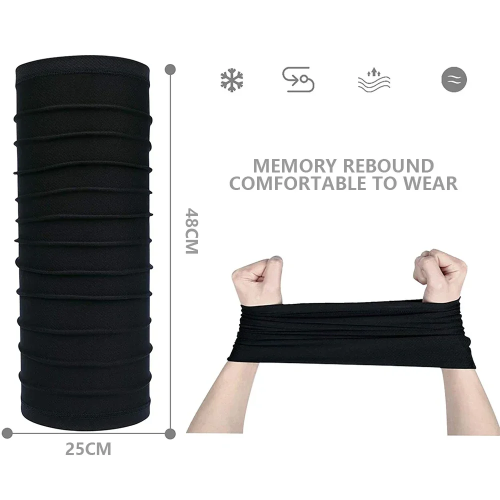 جديد بيرتون سنوبوردز قناع باندانا أسود وشاح الرقبة غطاء الفم الجراب #2