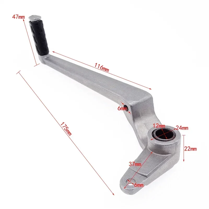 Motorcycle Rear Brake Lever Rear Foot Rest Pedal Rod For Ducati Monster 696 796 795 M1100 2009-2013