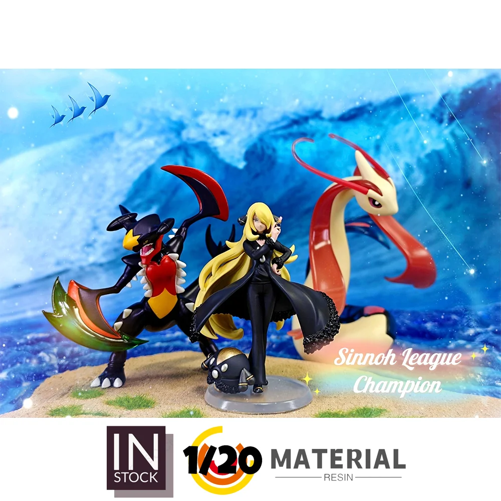 [In Stock] 1/20 Resin Figure [LUCKY WINGS] - Cynthia & Mega Garchomp