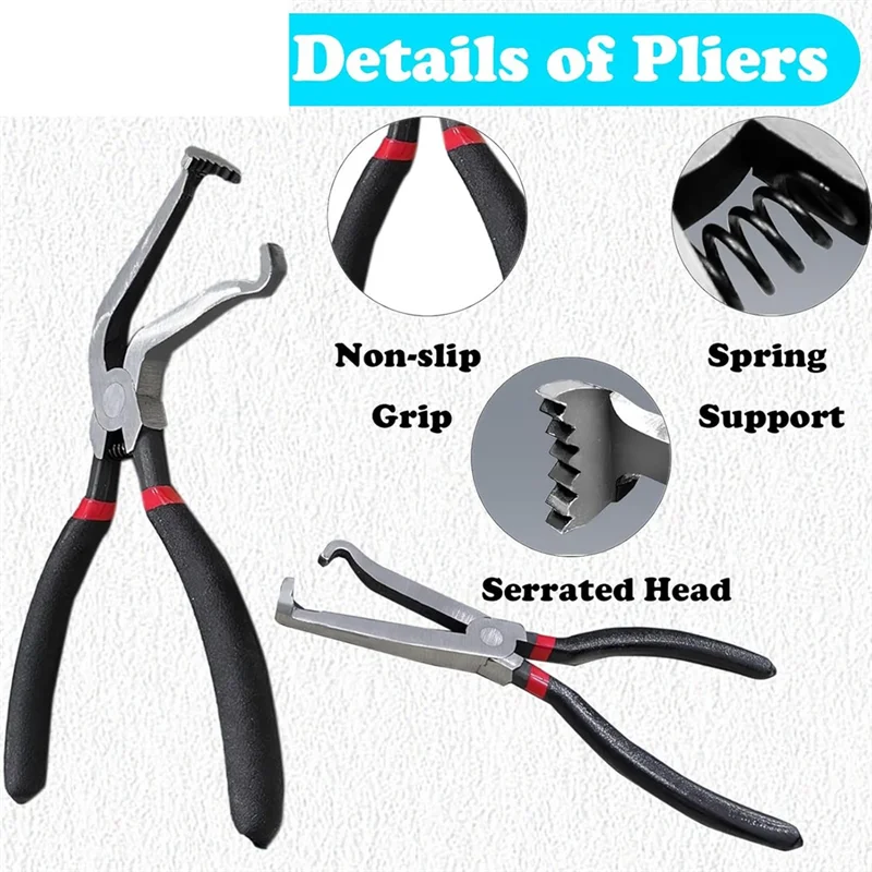 

Electrical Disconnect Pliers For Cars With Anti-Slip Grip And Carbon Steel Head, Tools