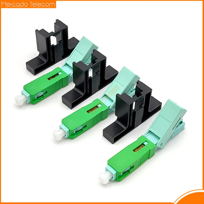 Imagem -04 - Conector Rápido sc Apc 53 mm Conector Monomodo Ferramenta Ftth Conector Frio sc Upc Conector Rápido de Fibra Óptica 50 100 200 Peças