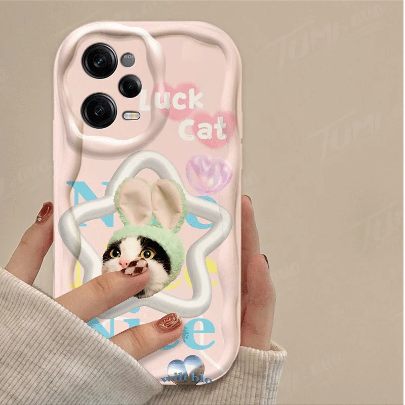 Casing ponsel Xiaomi Redmi Note 13 12 Pro, casing penutup Max kucing anjing lucu kecepatan Turbo 12S 12R 11 11S 10 10S 9S 7 8 9 Pro Max