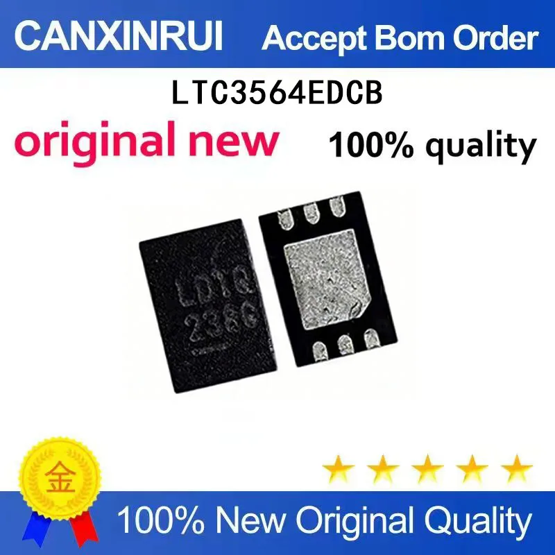 

(5-100 Pieces) Brand new original LTC3564EDCB silk screen LDTQ DFN-6 spot chip IC