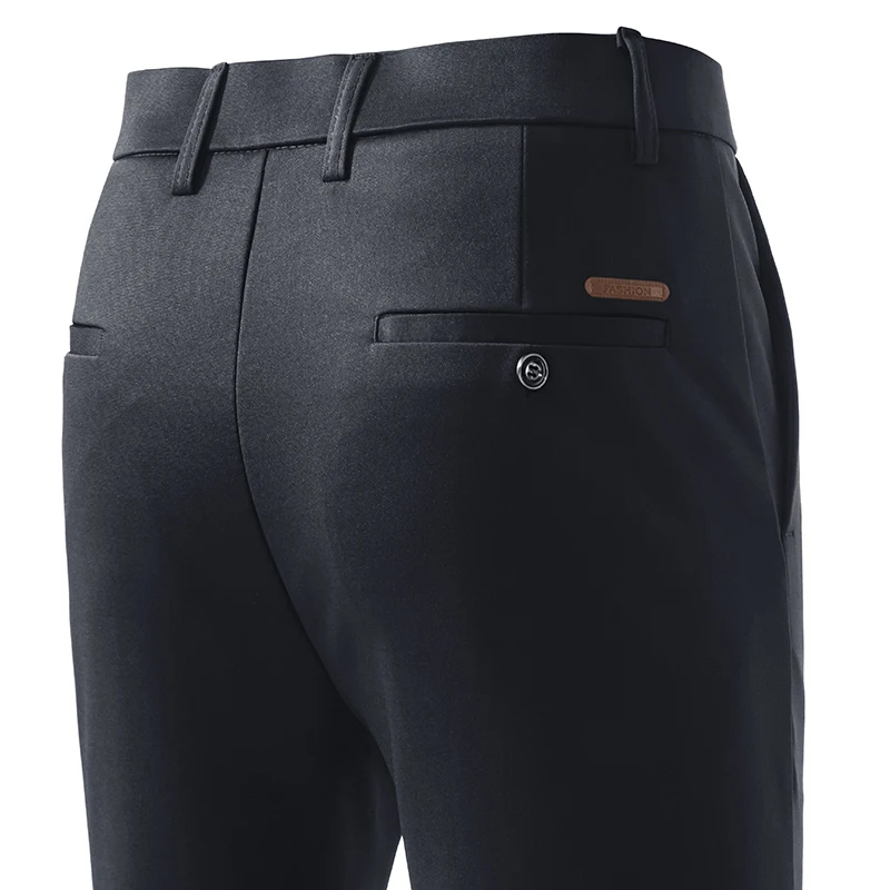 Male Strech Golf Pants Lightweight Quick Dry Dress Pants for Men Summer Cool Breathable Ice Sick Male Casual Pants