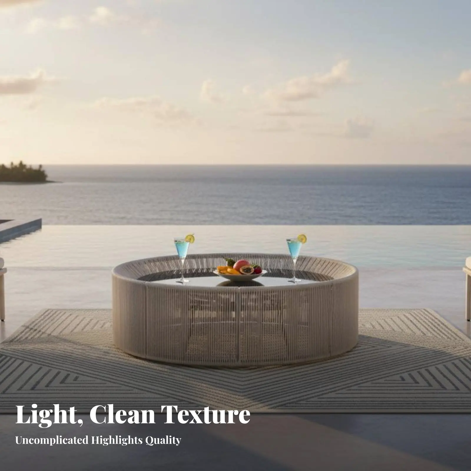 

Комплект садовой мебели из 3 предметов, плетеный, устойчивый к погодным условиям, с подушками, легко чистится, для балкона, террасы, заднего двора