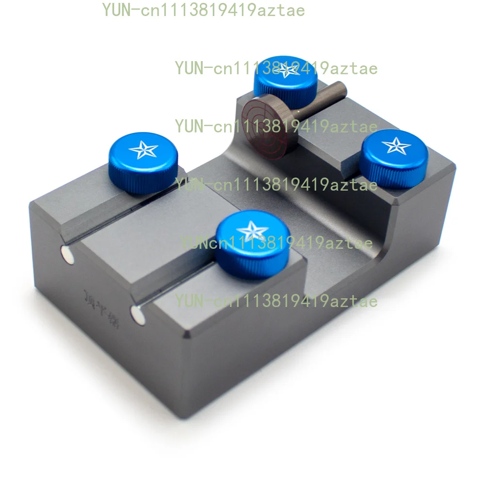 Dual-Station Gemstone Top Flat Polisher Aligning Fixture Universal Calibration Tool for 6.0/5.8mm Adapter Rods