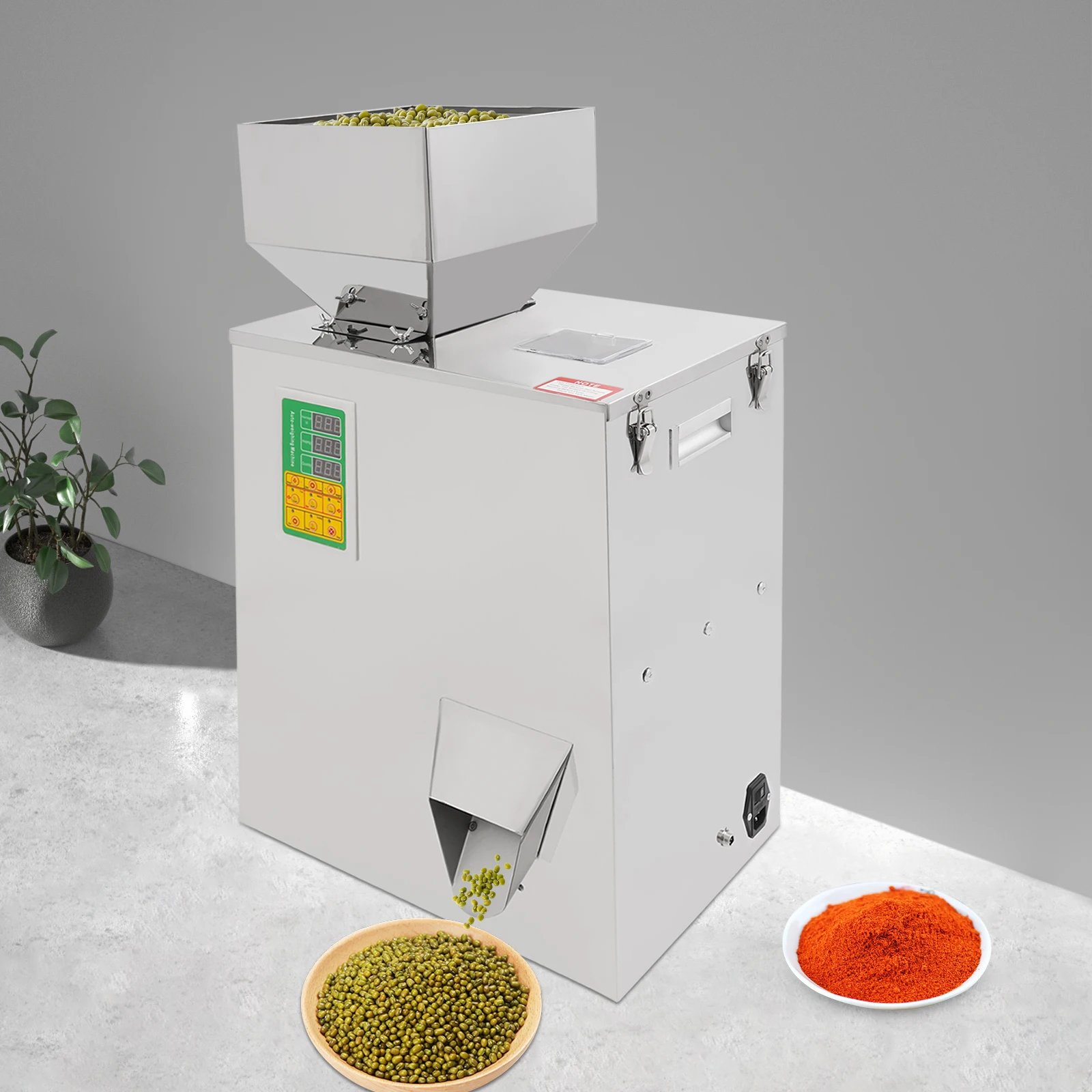 

Powder Filling Machine 200W Stainless Steel Filling Machine with Foot Pedal
