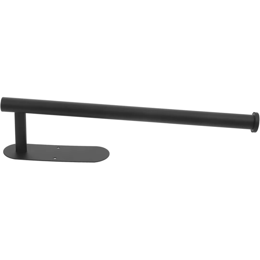 304 Stainless Steel Paper Towel Holder Wall Mounted No Drilling Adhesive Kitchen Cabinet Towel Rack Bathroom Organizer