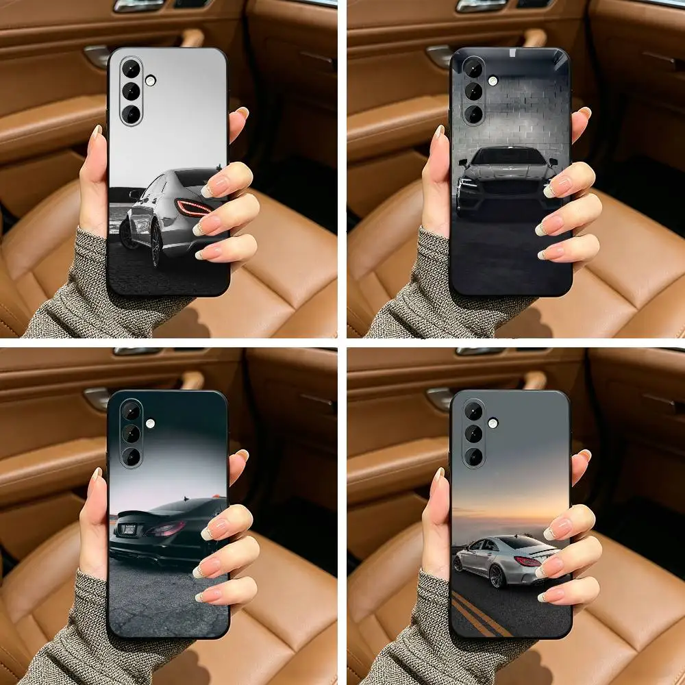 Cls 63  Car M- D-T-M  Black Soft Silicone Phone Case for Samsung Galaxy A73, A71, A72, A70, A53, A52, A51