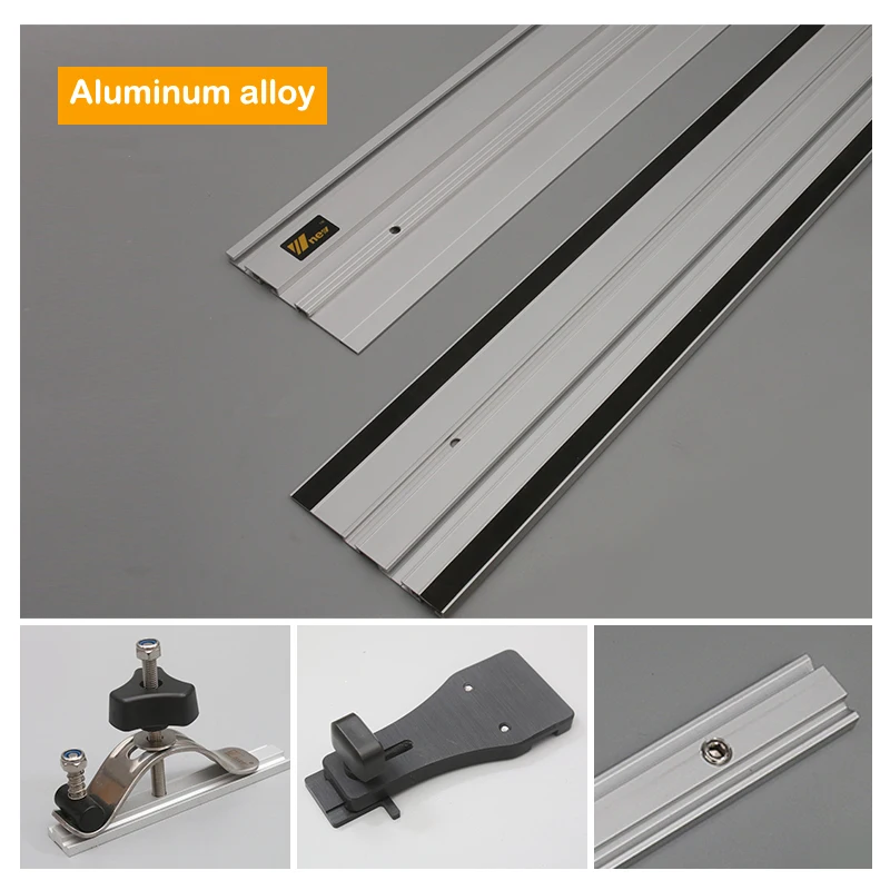 النجارة منشار دائري دليل السكك الحديدية آلة الرخام دليل حاكم العالمي الخطي مساعد قطع DIY بها بنفسك حجر النجارة