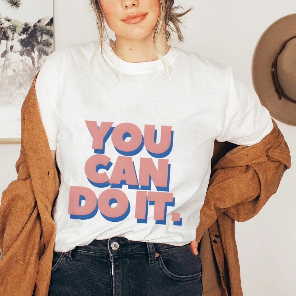 

New 2025 Y2k English Elements Top Women's Oversized Cotton Streetwear Tee Vintage Alphabet Print High Quality Fashion
