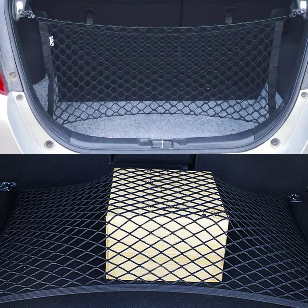 Car Trunk Net for Ford Transit Tourneo T-Series 2014~2025 Rear Luggage Cargo Mesh Storage Organizer Elastic Pocket Accessorie