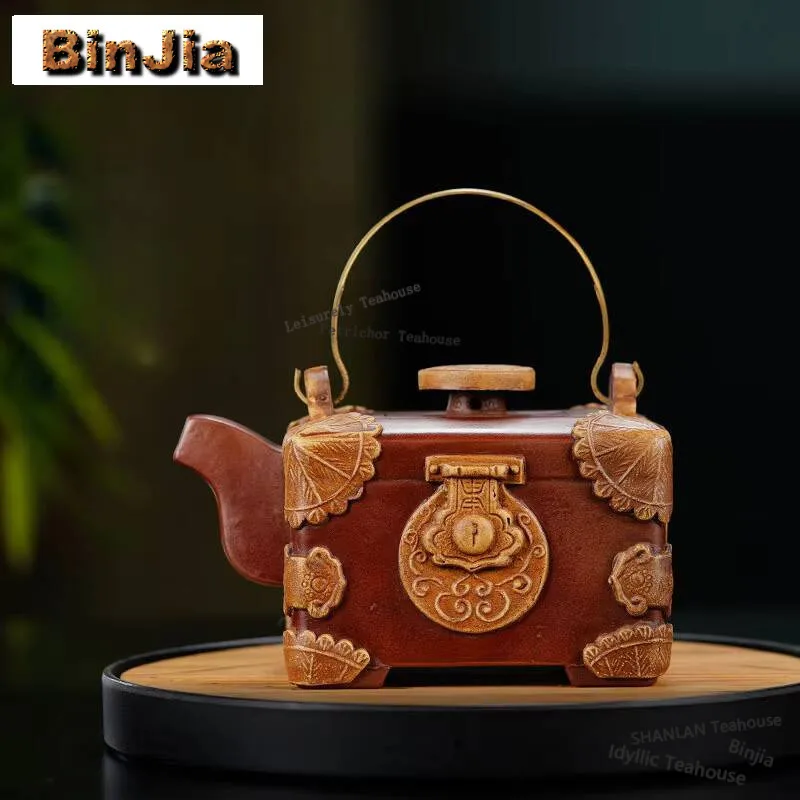 

Чайники из исинской фиолетовой глины ручной работы, 600 мл