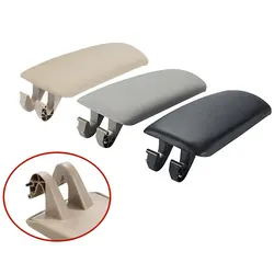 Leather Car Armrest Latch Cover for Audi A4 B6 B7 2002-2007 Center Console Storage Box Lid Protector Cover Auto Accessories