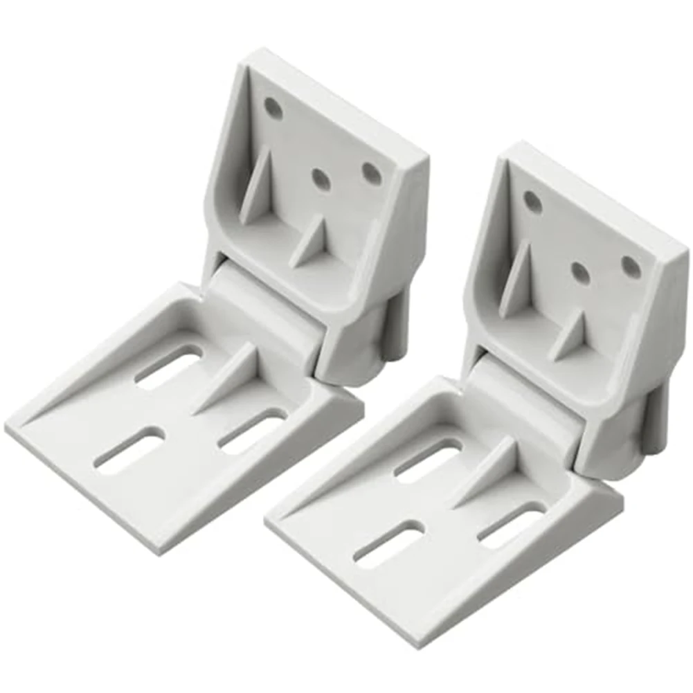 2PC Plastic Hinge for Haier Freezer with 3 Pre Drilled Holes for Easy Installation and Enhanced Door Functionality