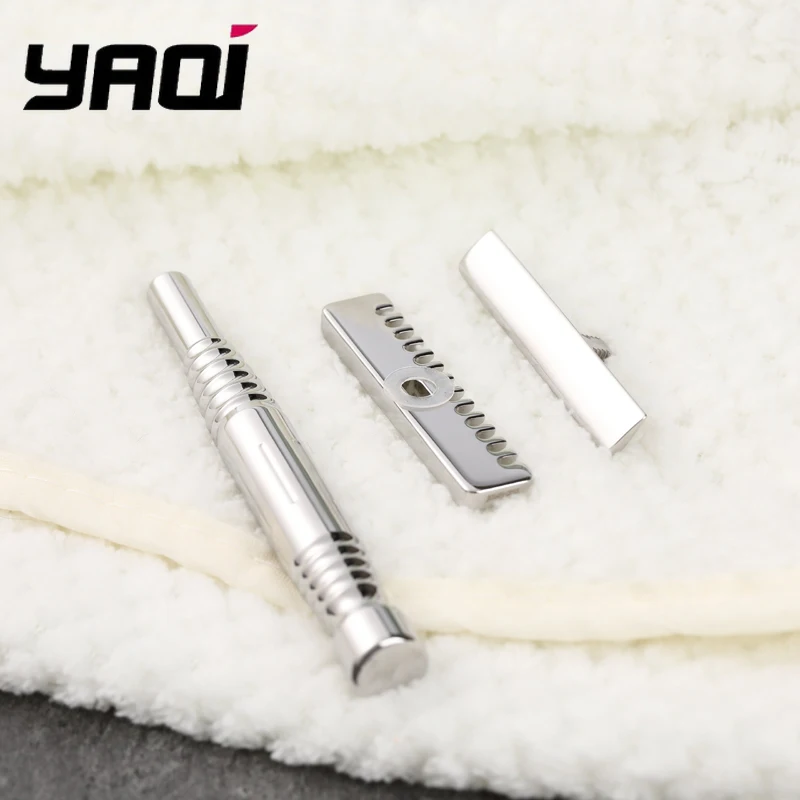 Men Razor  YAQI Romulus Open Comb Polished 316 stainless Steel AC Blade Single-edged Mens Shaving Safety Beard shaver