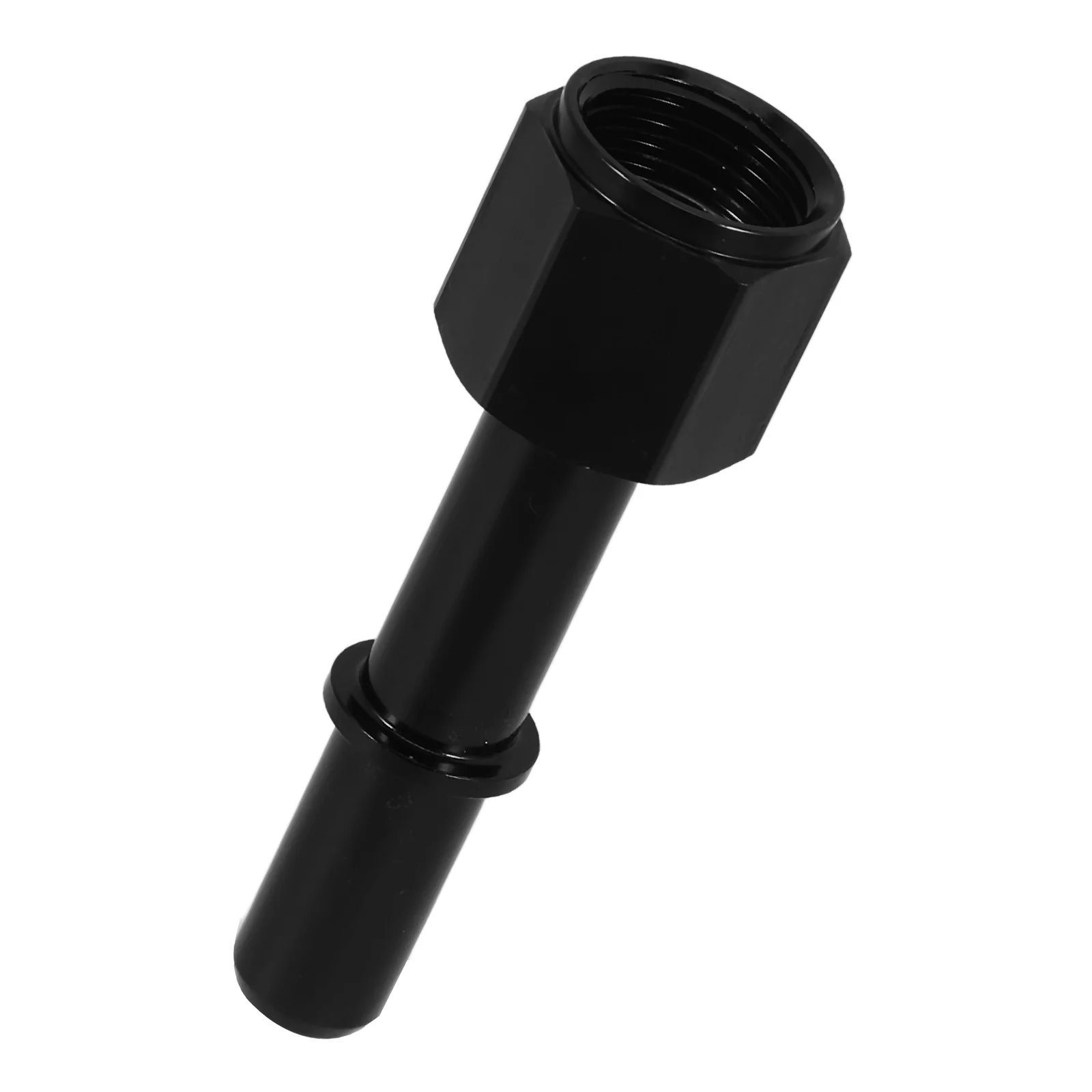 

Fuel Line Quick Disconnect Fitting Push On Hose Adapter for Car Engine Accessories AN6 5/16 Aluminum Thread
