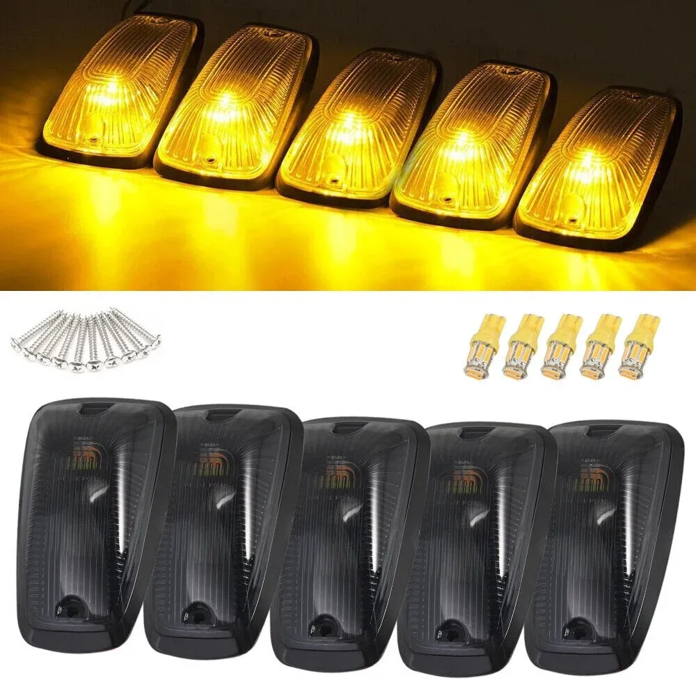 GMC/Chevy C1500 - 3500, 5 캡 마커 루프 라이트 스모크 - 가시성 및 스타일 향상