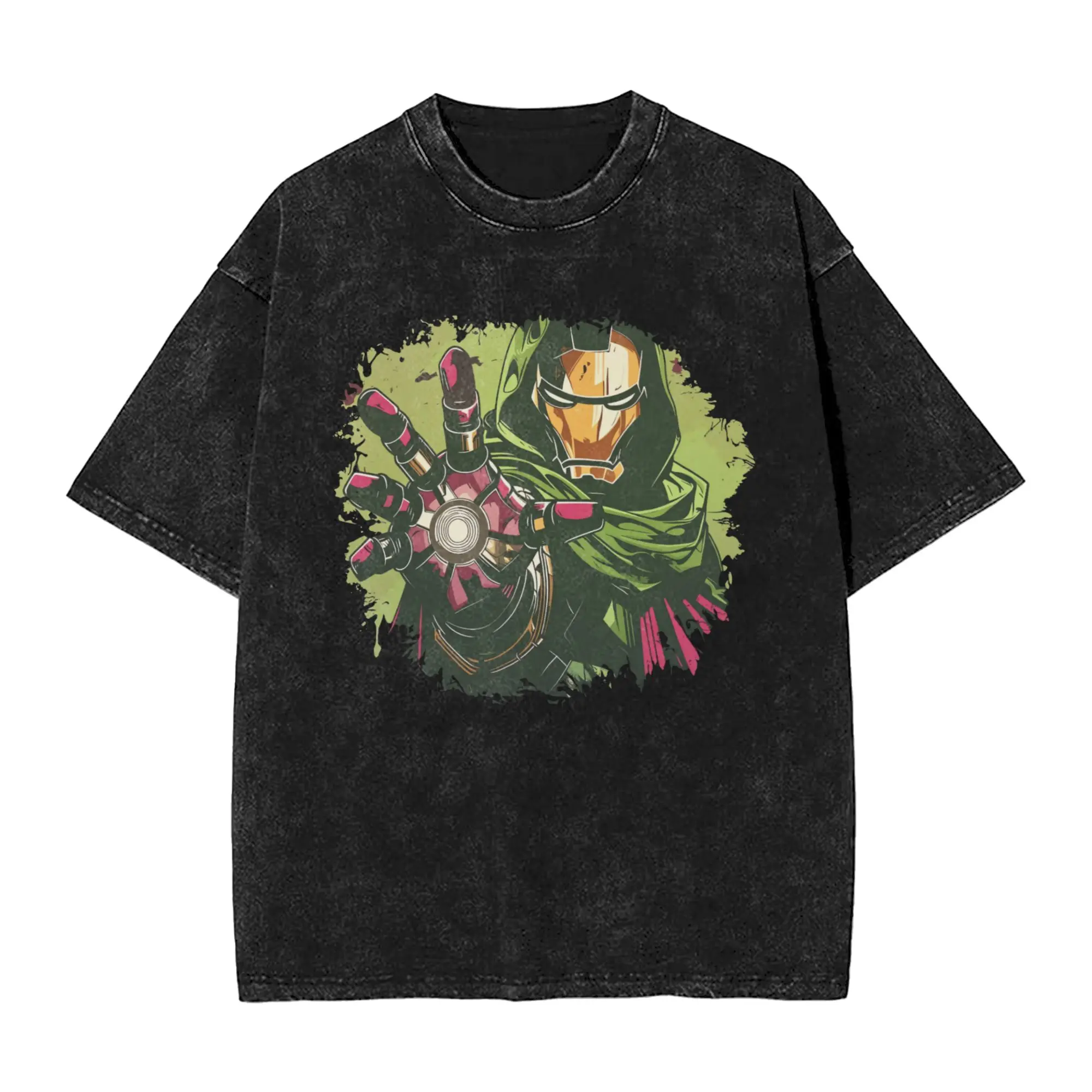 Dr Dooms Comics T Shirt Summer  Vintage T-Shirts Casual Novelty Tshirt For Men Short Sleeves Printed Tops