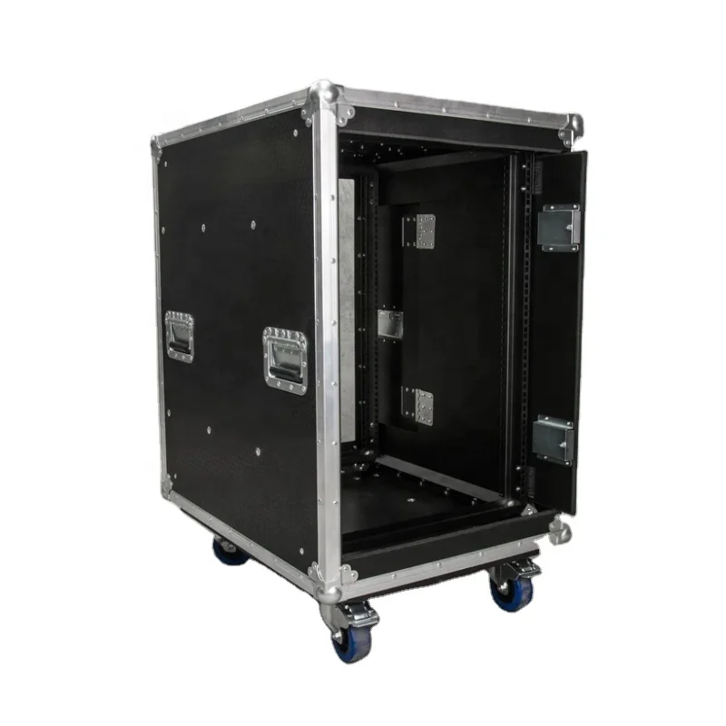 16U slam rack flight case