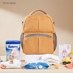 INSULAR Mummy Backpacks Baby Diaper Nappy Bags Maternity Storage Handbag Outdoor Mommy Travel Packs Waterproof Multi-functional