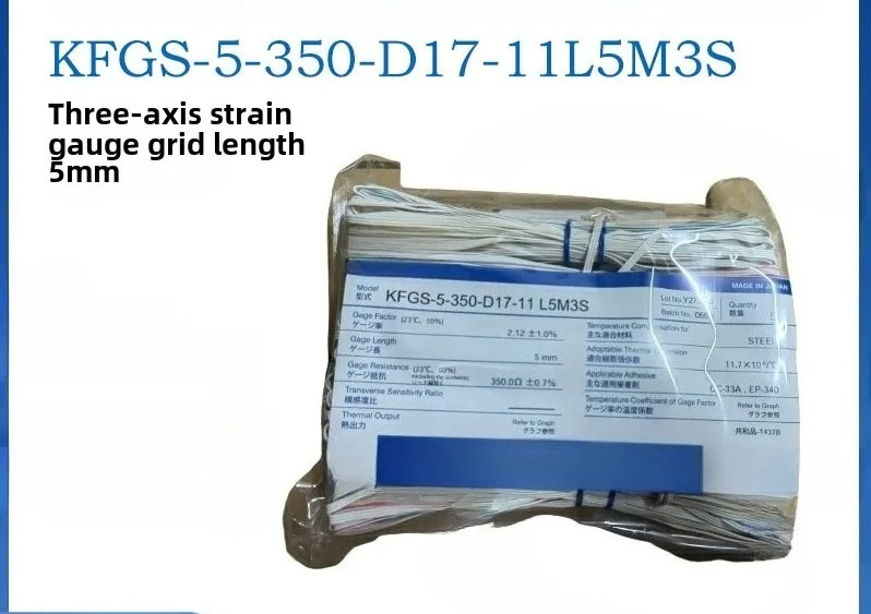 Triaxial strain gauge Three-axis