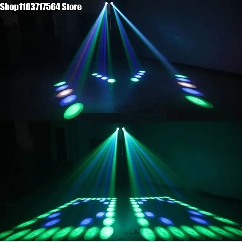 

LED Stage Disco Light Rotating DJ Ball Strobe Remote Sound Control Magic Dance Car RGB Christmas Gift Party Club Laser Show Lamp