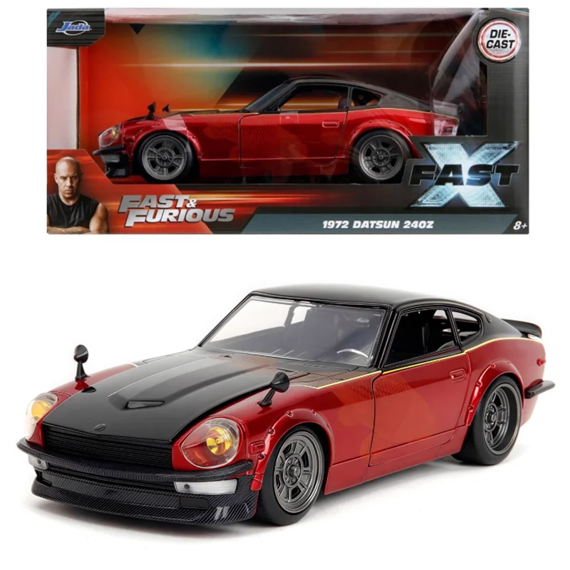 JADA 1:24 1972 DATSUN 240Z Alloy Car Model Classic Adult Souvenir Gift Decorations Static Display
