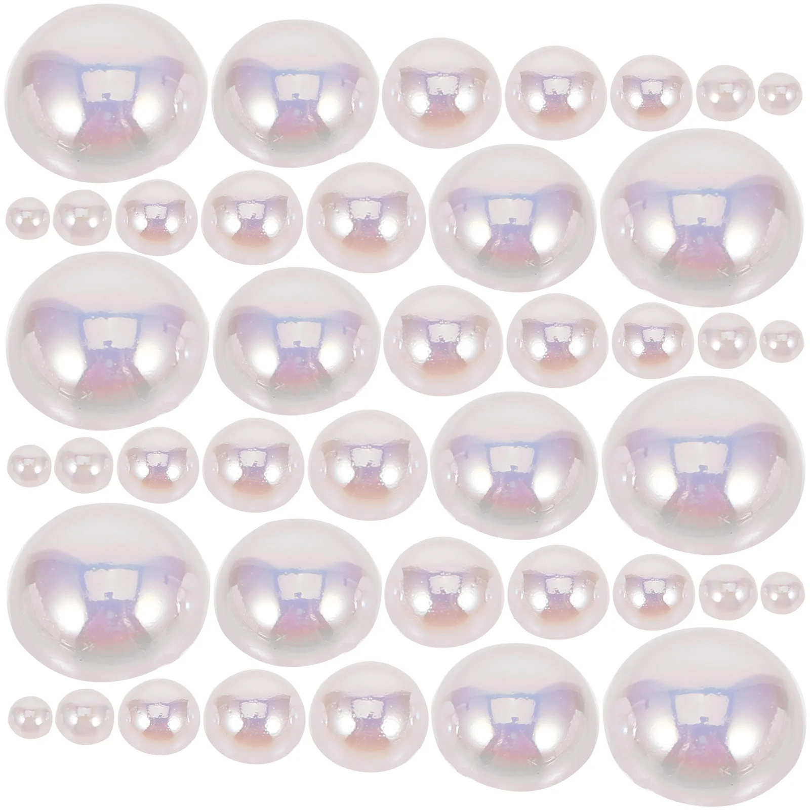 

Half Round Colored Nail Pearl Decorative Charms DIY Nail Art Pearls Manicure Nails Accessories Pearl for DIY Crafts