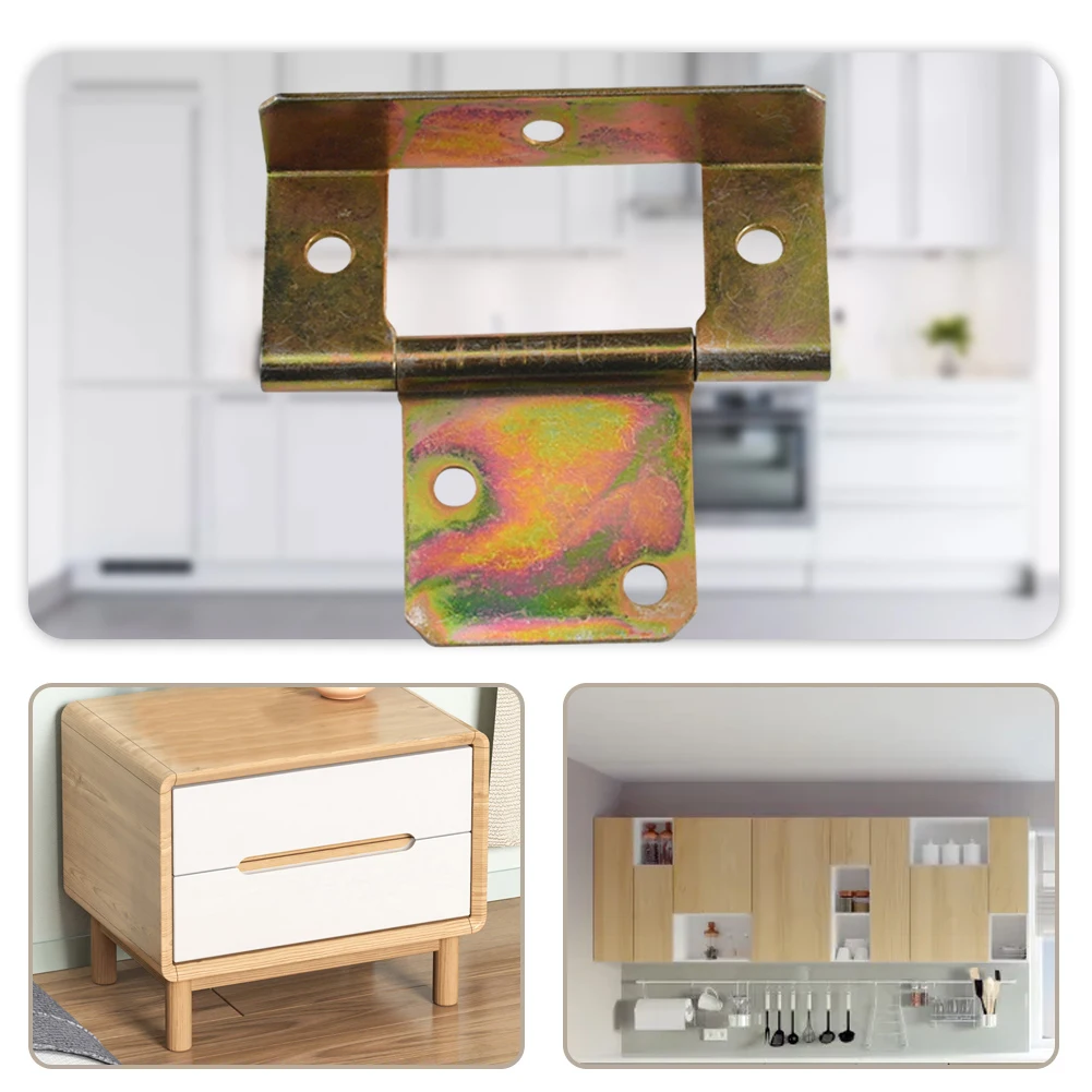 Iron Based Folding Hinge Perfectly Suited to Enhance For Cupboard Doors with a Retro Touch and Straightforward Assembly Process