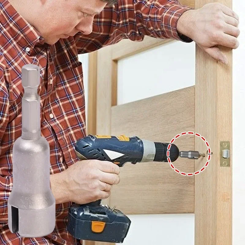 6/1pc Slot Ala Punta da trapano Bullone Socket 65mm Codolo esagonale Power Dadi Driver Set Prese Adattatore Cacciavite elettrico Chiave Strumenti