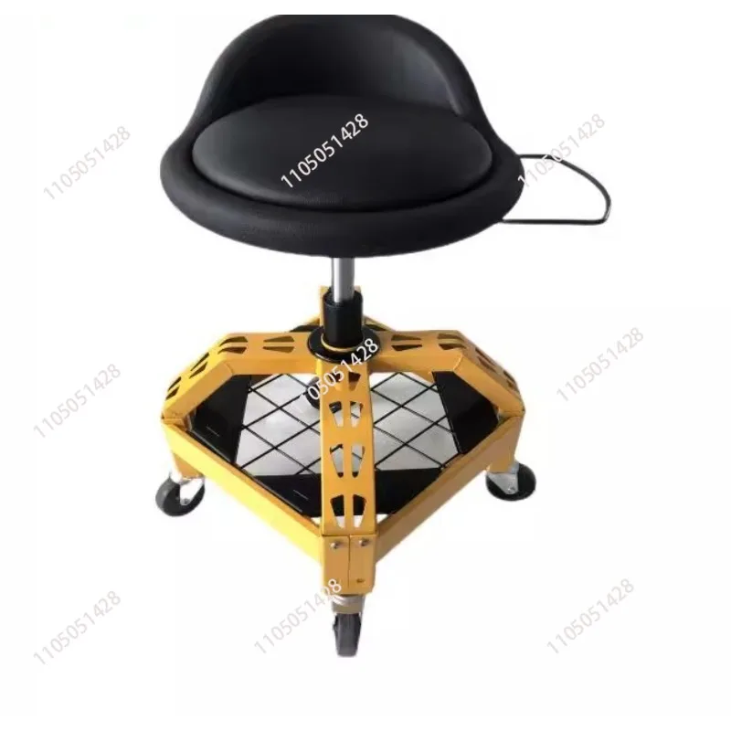 

Car Repair Work Chair With Adjustable Height And Casters Swivel Garage Stool Car Repair Workbench Repair Auxiliary Tools