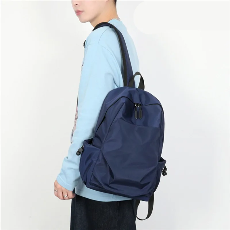 Mini Men\'s Backpack Fashion Small Black Shoulder School Bag for Man 2023 Canvas Designer Waterproof Sports Travel Male Backpacks