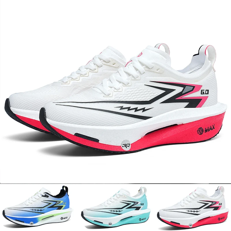 

Carbon Plate Running Shoes Professional Marathon Racing Lightweight Bounce Cushion Breathable Sports Sneakers
