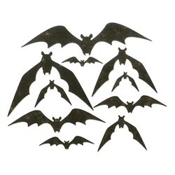 2023 New Halloween Bat Metal Cutting muore a strati e Nesting fustellato Scrapbooking per la creazione di carte artigianali forniture senza set di francobolli