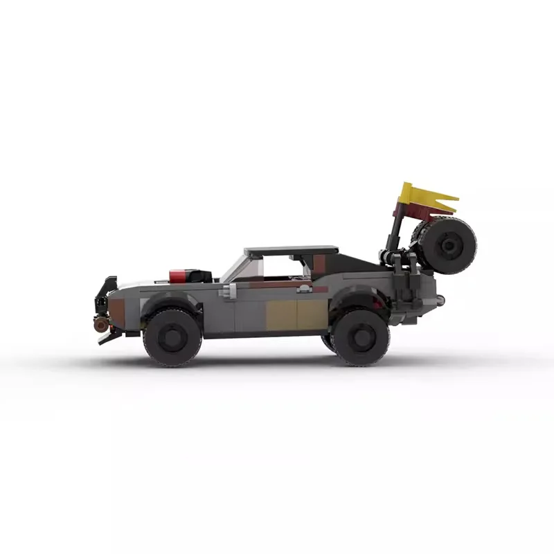 New MOC Mad Maxed War Riged Gigahorsed Reisigered Car Model Movies Speed Champion Vehicle Anime Puzzle Toys Bricks Gifts