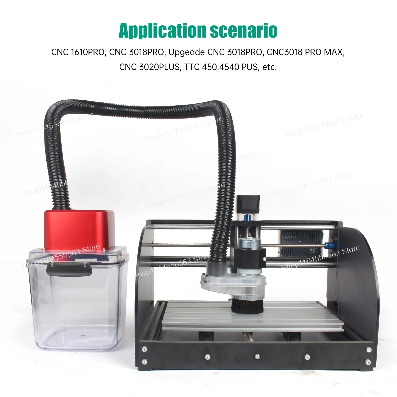 CNC Spindle Dust Shoe Cover Brush  Vacuum Cleaner Monster M1 50000RPM For TTC450 1610 3018 3020 4540 Etc.