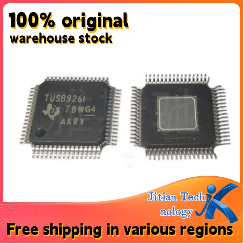 1PCS 100% new TUSB9261PVP TUSB9261 TQFP64 USB conversion chip Channel direct sales
