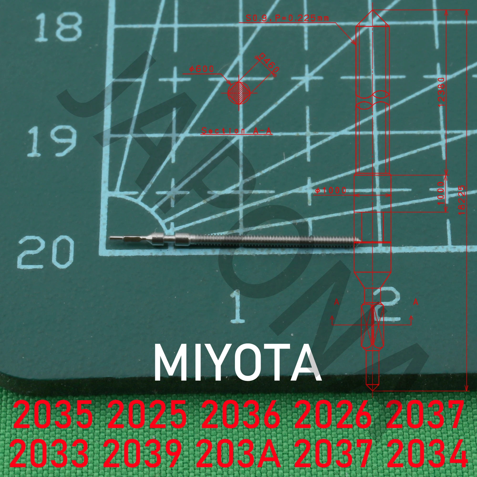 MIYOTA 2035 stem 2035 movement stem 2036 stem 2037 stem 2039 stem 2033 stem 203A stem2037 stem 2034 stem 2025 stem 2026 stem